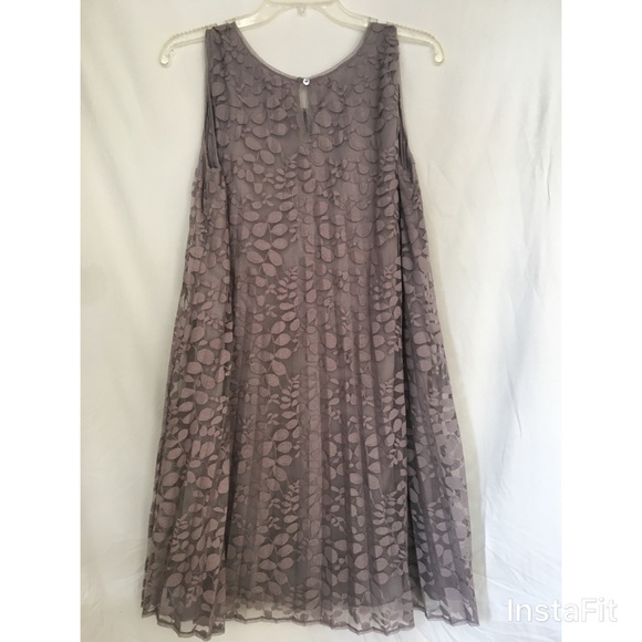 Max Studio Sleeveless pleated lace swing dress - Picture 2 of 7